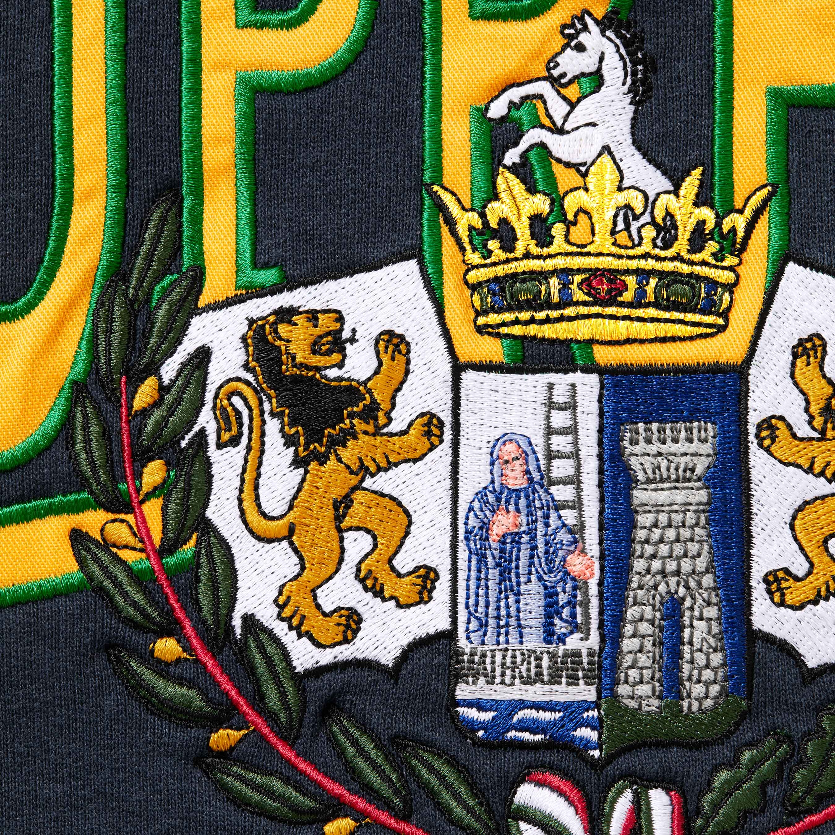 Crest Appliqué Half Zip Pullover view 7